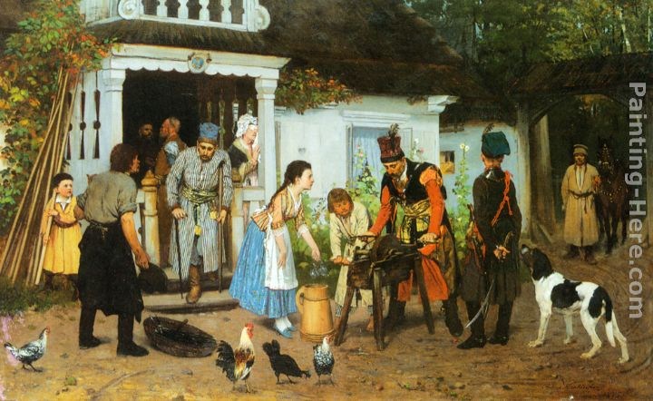 Anton Kozakiewicz Vor dem Kampfe